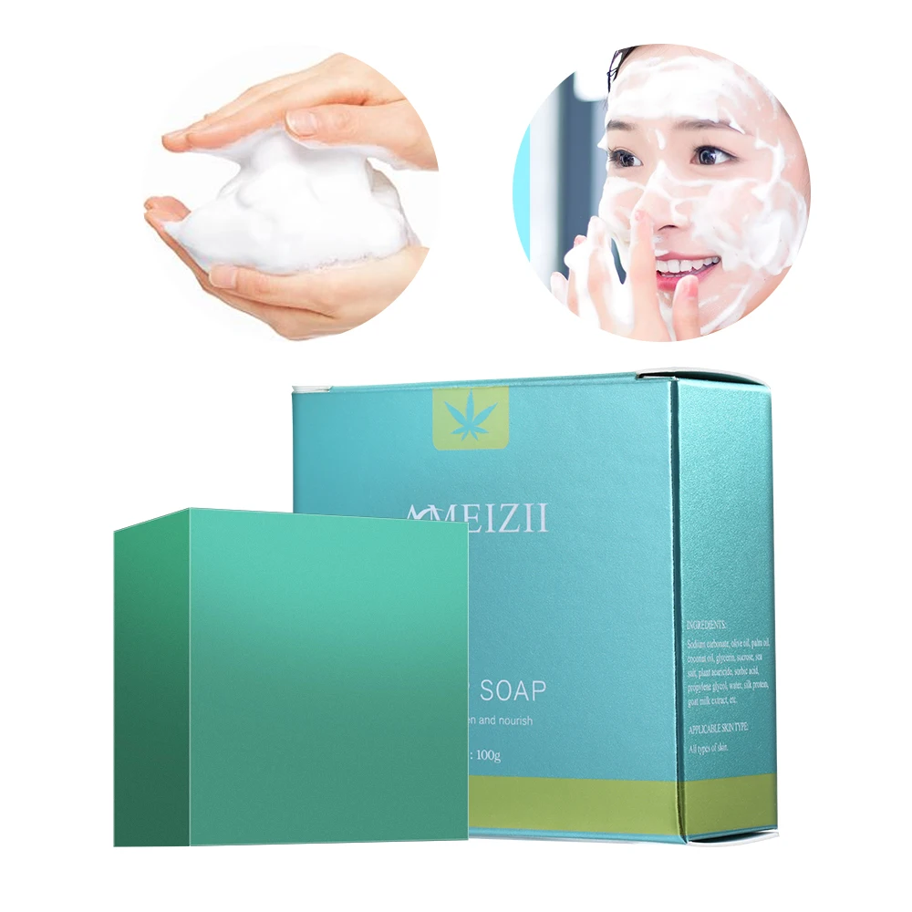 

Organic Hemp Soap Deep Facial Cleansing Nourishing Whitening Lightening Handmade Clean Skincare Savon Detergente olive oil soap