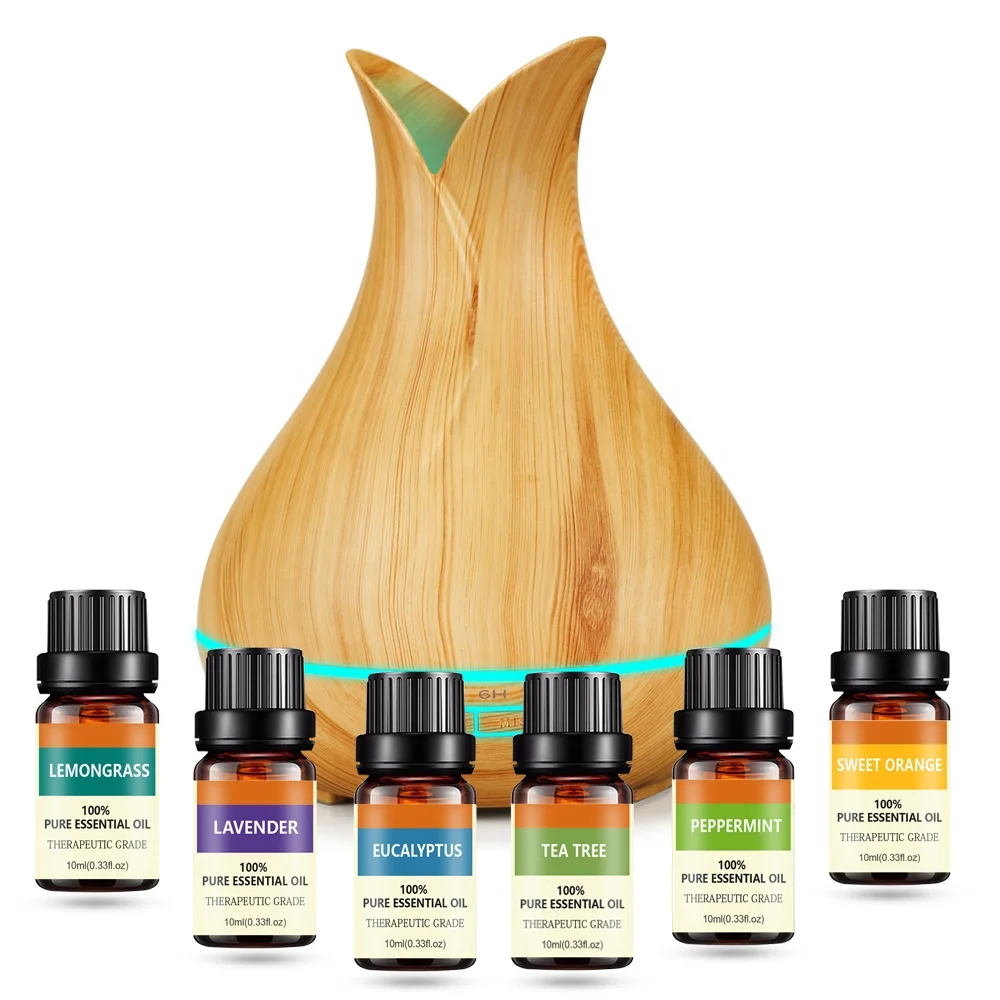 

Therapeutic Grade Oils Top 6 certified organic 6 piece 100% pure essential oils set aromatherapy essential oil set of 6, Light yellow liquid