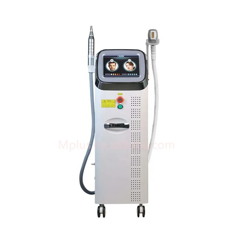

NEW CE 808 Diode Laser Permanent Hair Removal 2 IN 1 Q Switched Nd Yag 755 Nm Picosecond Laser Tattoo Removal Machine