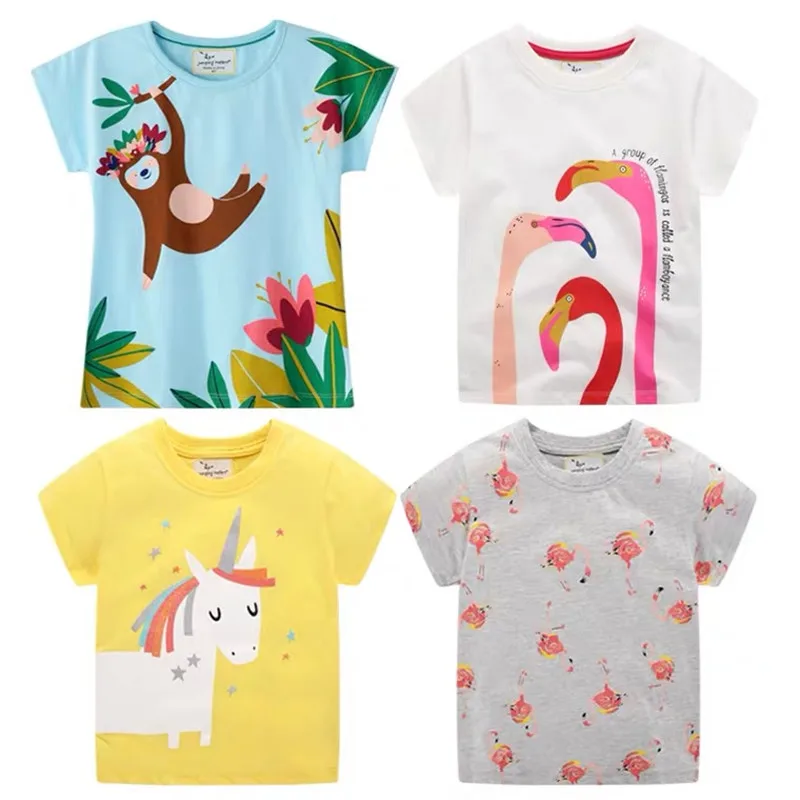 

Direct wholesale 100% Cotton Short sleeve O-Neck girl t shirts