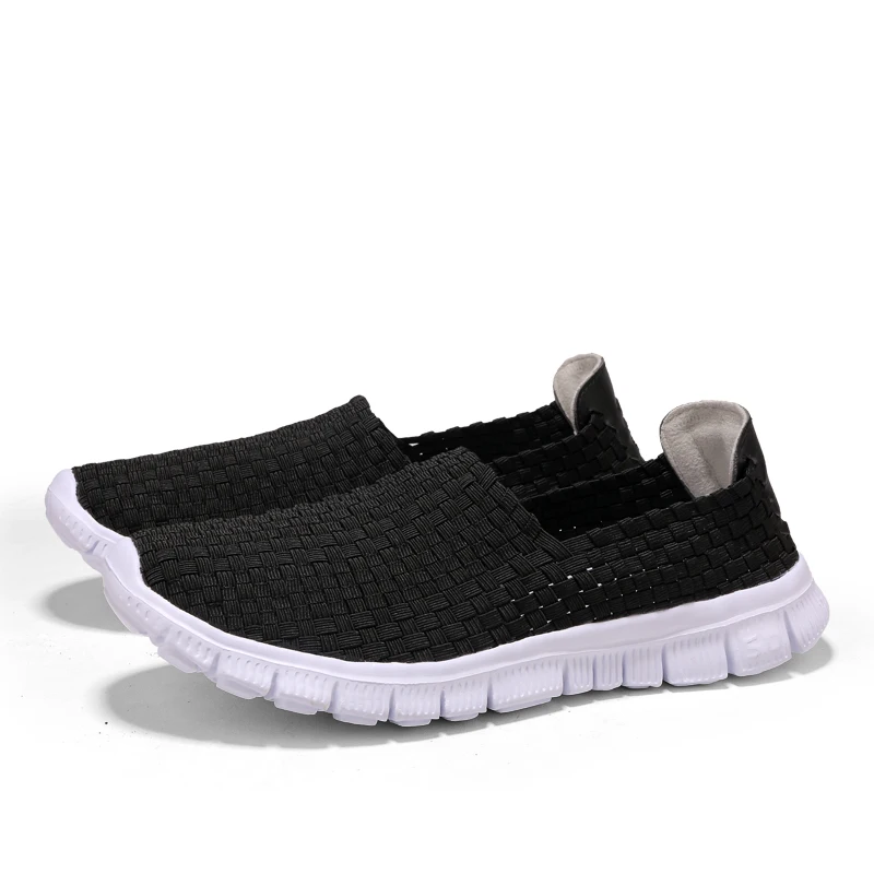 

2022 Spring summer woven shoe women's casual shoes lazy flat bottom one pedal set foot parent-child Sneakers canvas Flat, Customized color