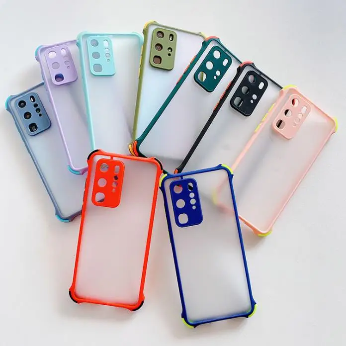 

Skin Friendly Shockproof Matte Mobile Phone Case For Vivo X60 X50 Pro iQOO Neo 5 Z3 Y72 Back Cover, 6 colors
