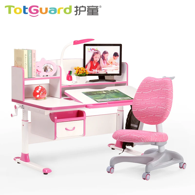 
hot sale ergonomic MDF study table chair for children 