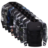 

Men sportswear rashguard private label custom sublimated bjj rash guard shirt