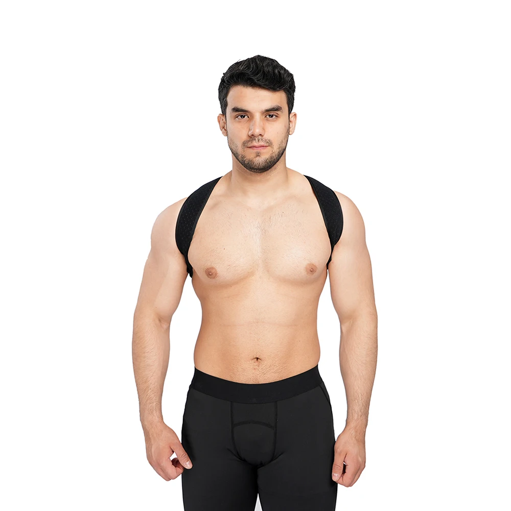 

High quality posture corrector full back brace posture corrector for man, Black