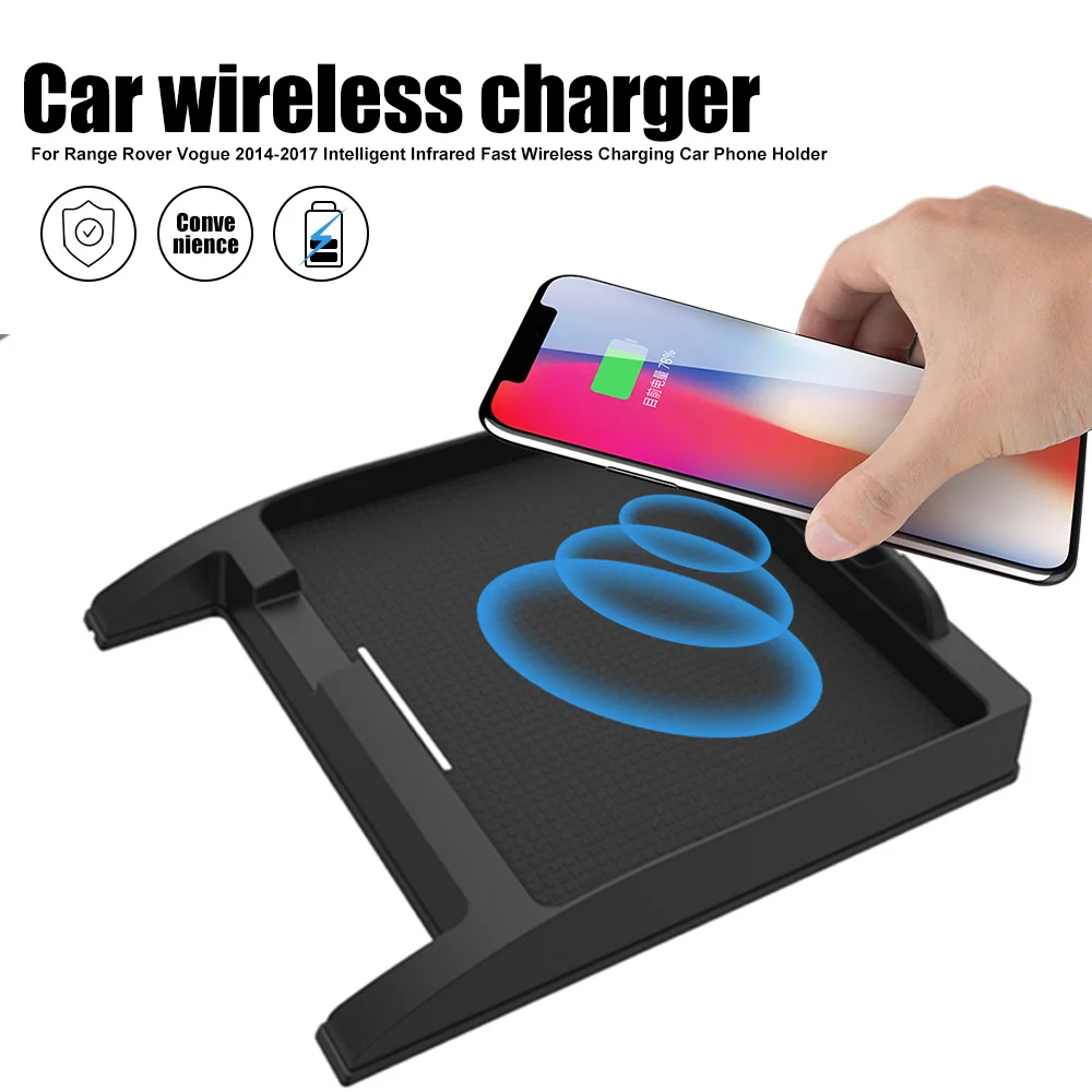 Car Wireless Charger For Range Rover Vogue 2014-2017 Intelligent Infrared  Fast Wireless Charging Phone Holder - Buy Forrange Rover Vogue 2014-2017  Intelligent Infrared Fast Wireless Charging Phone Holder,Car Seat Gap  Filler Holder