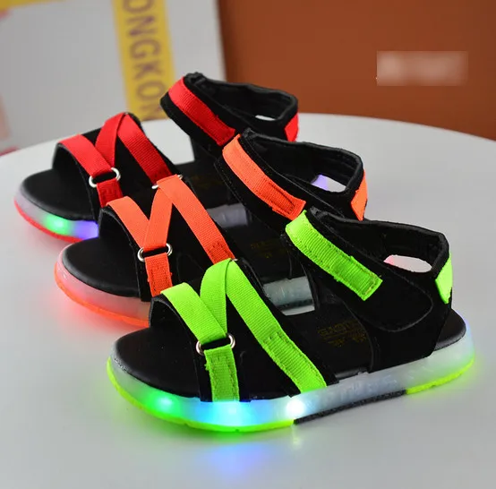 

Child sandal light up shoes kids children sandals boys