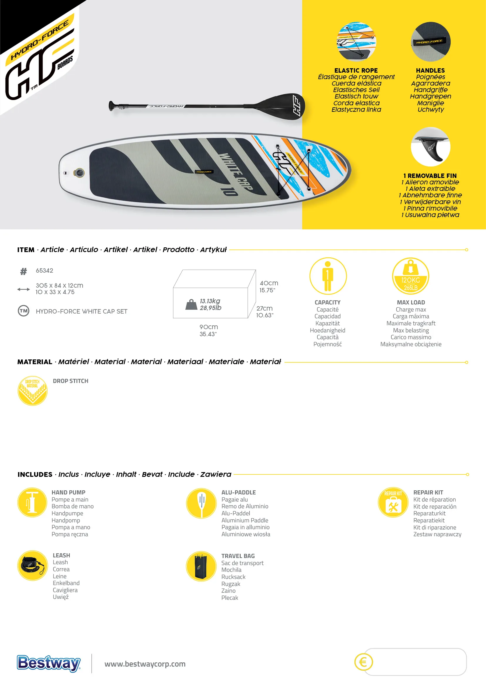 Bestway 65342 Manufacturer Inflatable Sup Board Standup Paddle Board