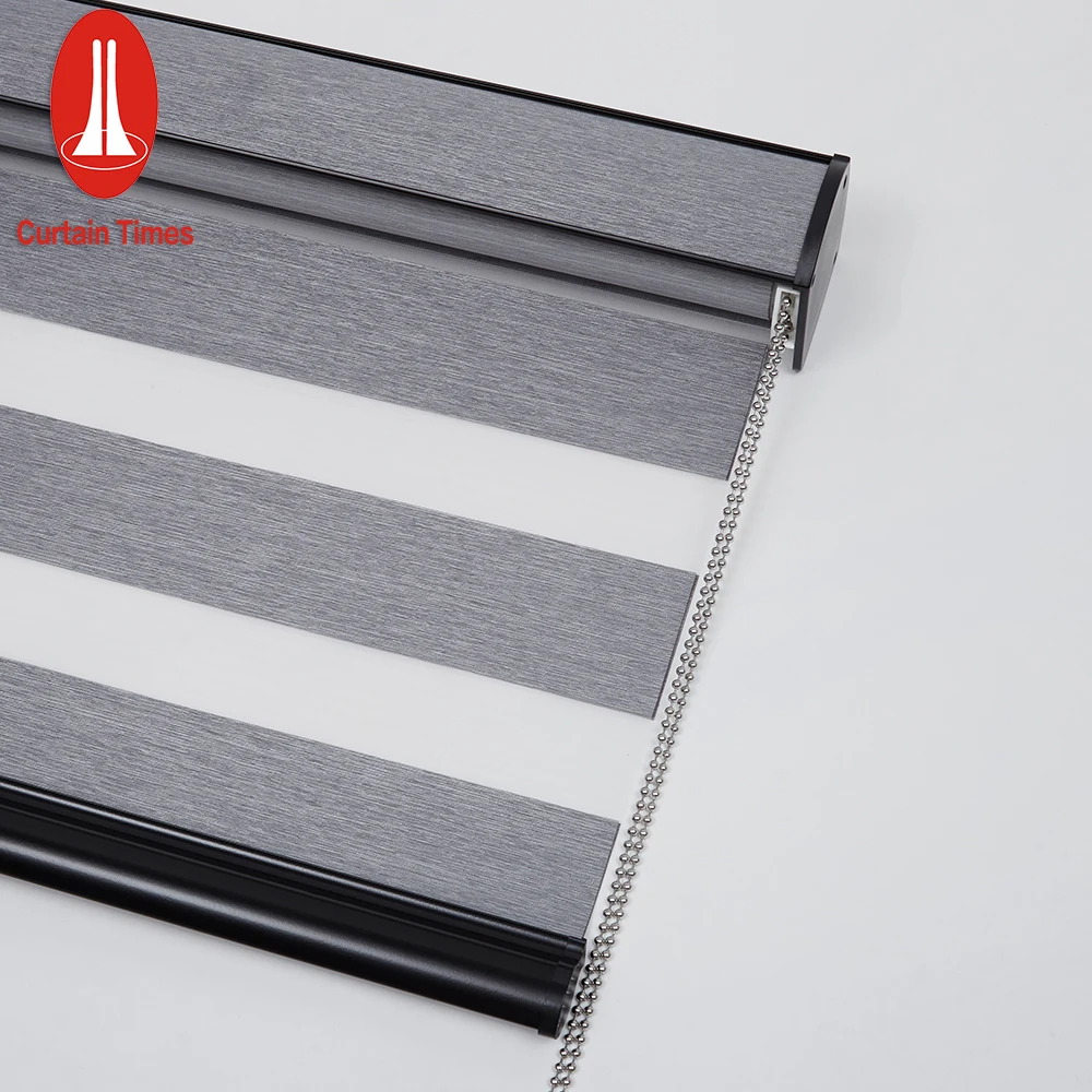 

south korea gray color zebra fabric 100% polyester zebra blinds
