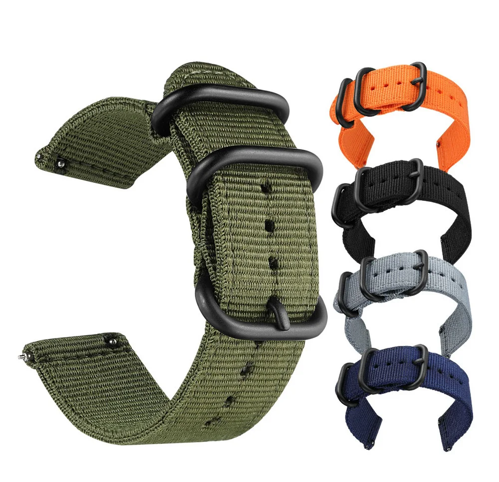 

Sport Nylon strap For samsung galaxy watch 46mm strap for galaxy watch active 2 strap 22mm watch band