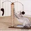 Wooden Training Toys Cat Scratcher Tree Image Transform Automatically