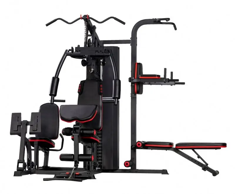 

Multi Function Home Gym bodybuilding fitness machine stations multi-functional exercise equipment, Black
