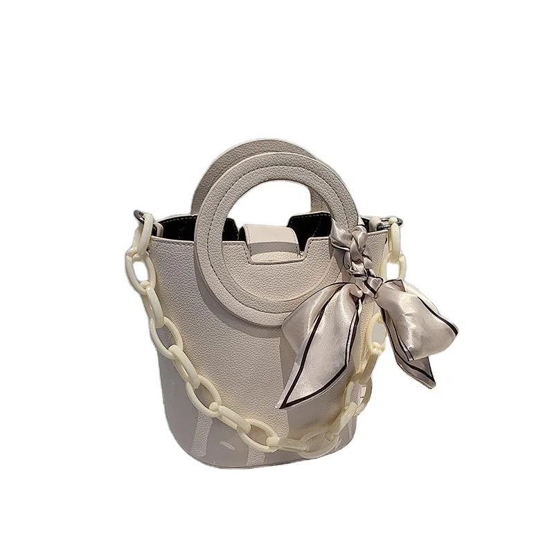 

2021 New fashion PU bucket bag women hand bags luxury handbags for ladies, 5 colors