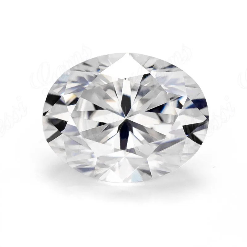 

Loose Moissanite Gems DEF GRA White Oval Moissanite Stones