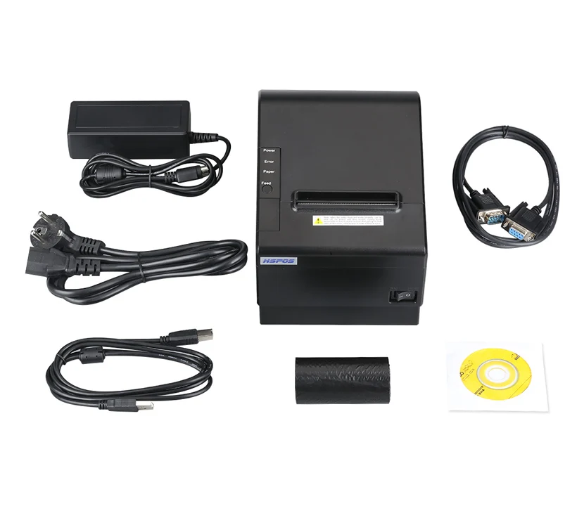 

260mm/s High Printing Speed USB LAN Serial POS Thermal Receipt Printer 80mm POS Cash Register Billing Payment for Retails