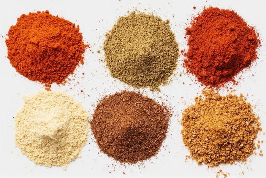 Chef sprinkling spice blend over food