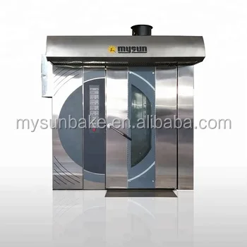 
Heavy duty complete set of bakery equipment good prices commercial in China rotary rack oven 