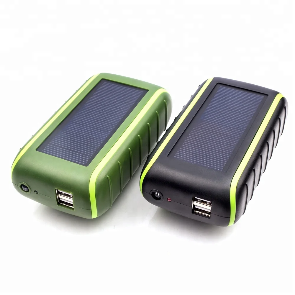 

10000mAh Capacity Solar Panel Portable Hand Crank Power Bank