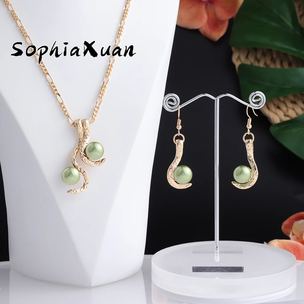 

SophiaXuan Fashion Samoan Pearl Set Dropship Hamilto Gold Polynesian Hawaiian Jewelry Wholesale Set, Picture shows