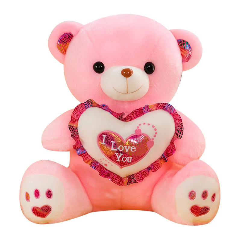 

Wholesale Valentine's Day teddy bears i love you teddy bear plush toy with red heart