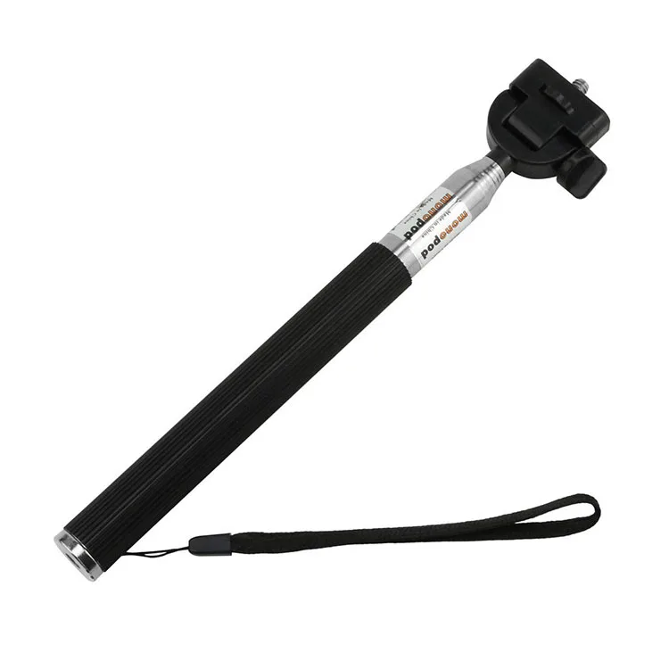 

Extendable Handheld Selfie Stick Monopod + Mount Adapter For Gopro Hero 5 4 3 3+ 2 SJ4000 Xiaomi Yi Sport Action Camera, Black