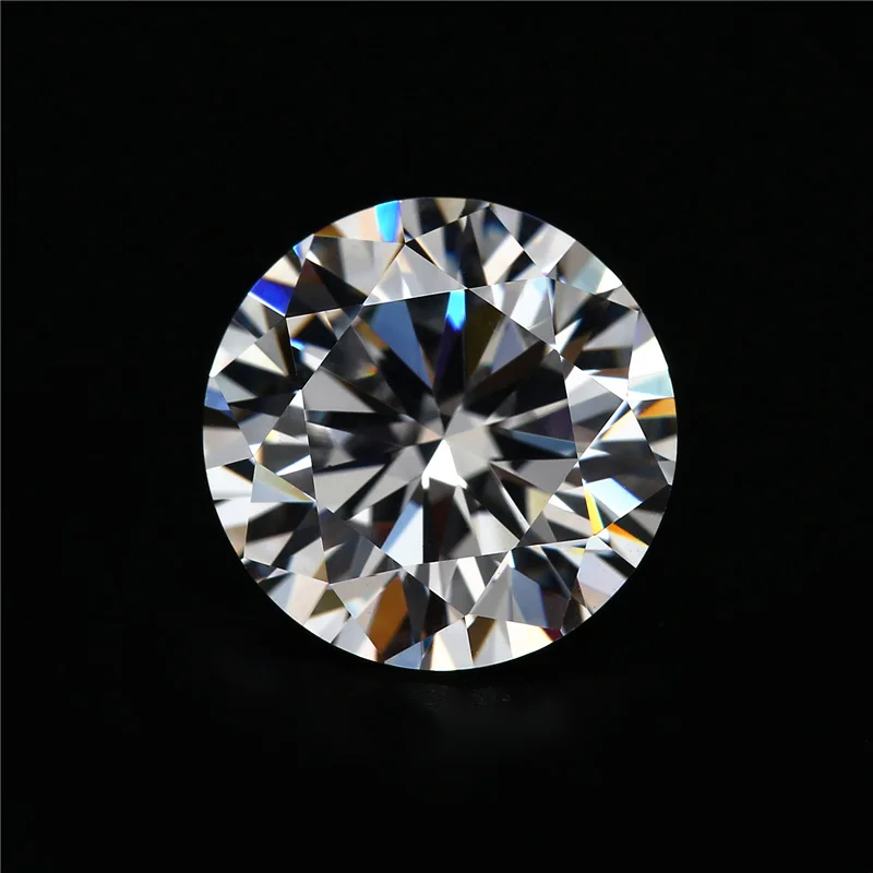 

GRA Round Brilliant Cut White Moissanite Diamond Stone 3mm-12mm fl d color 1ct Loose Moissanite