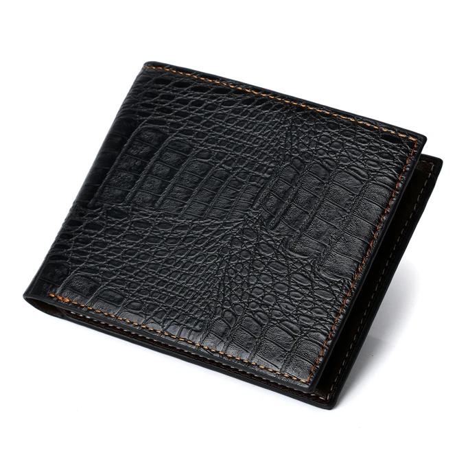 

Accept small order luxury elegant wallet leather mens bag