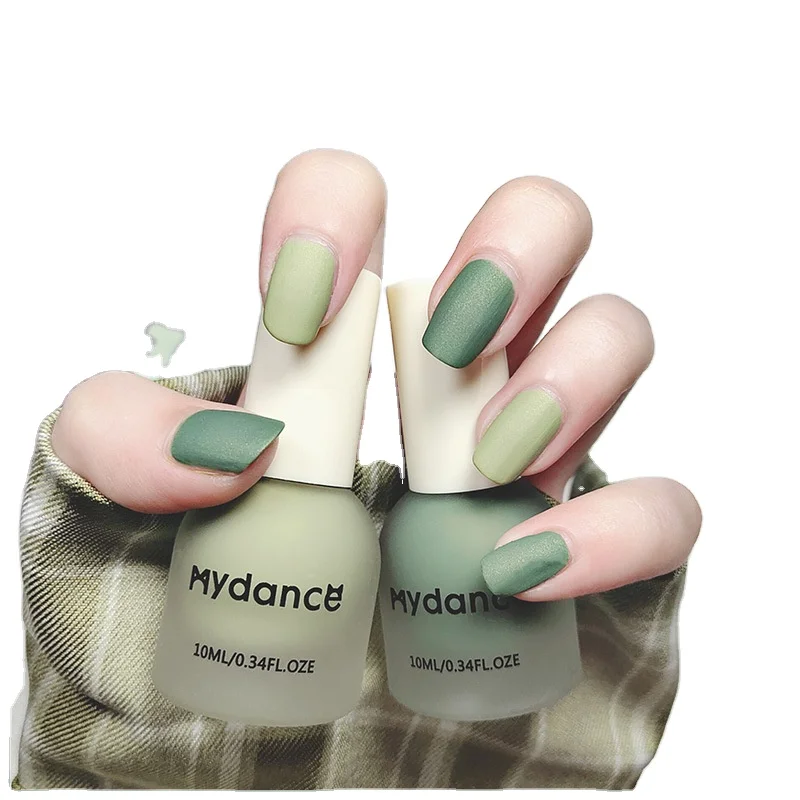 

Two Bottle Set Matte Matte Nail Polish Female Free Baking Long-lasting Non-peelable Frosted Bottle Color Matching Set