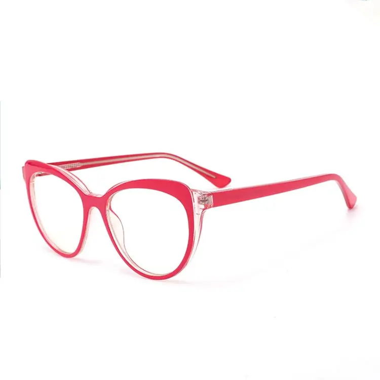 

Hot Sell Classic Design Tr90 Blue Light Blocking Oval Women Brand Glasses