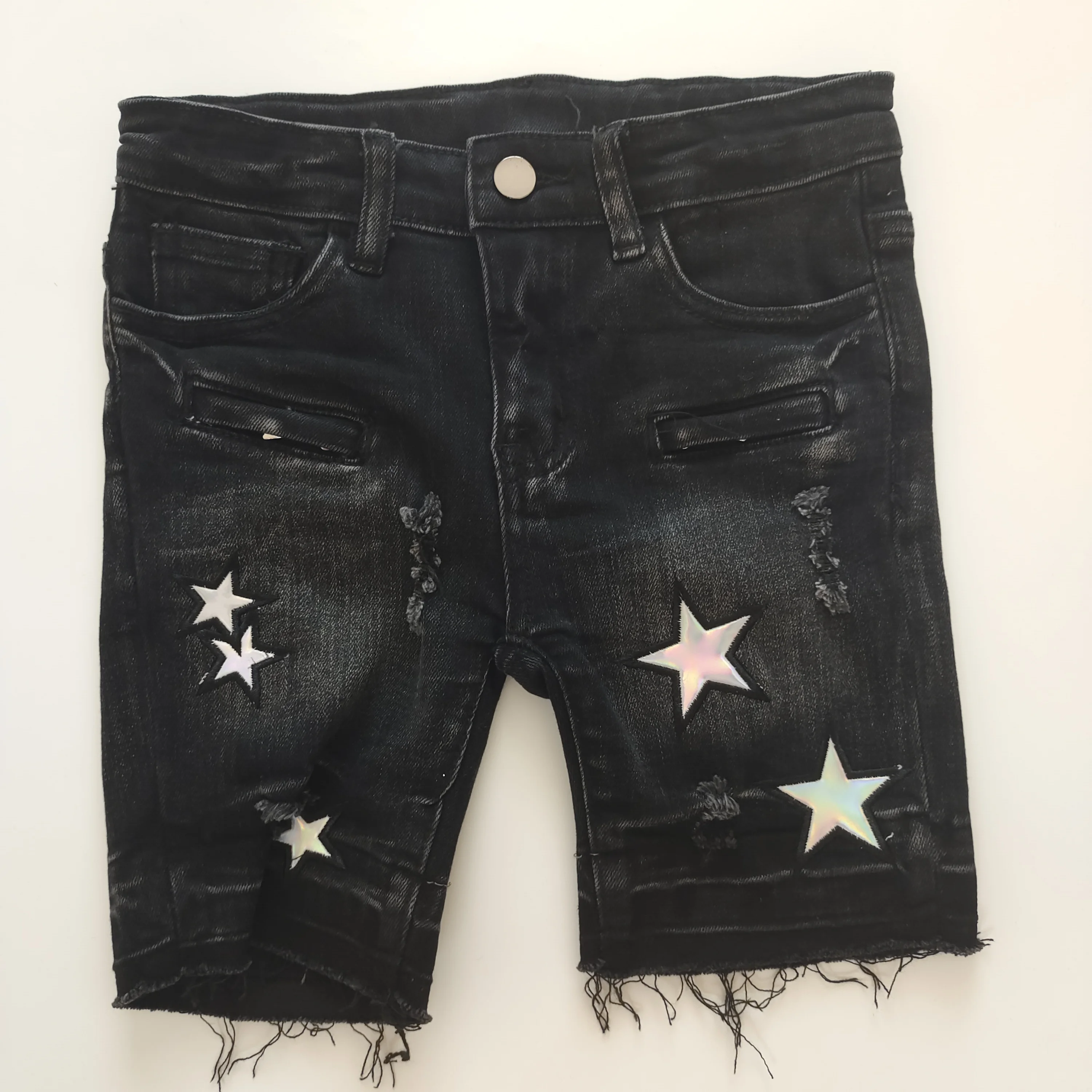 

Aipa New Summer Style Shorts Jean Trousers With Bright Star, Camo&black , red camo & black