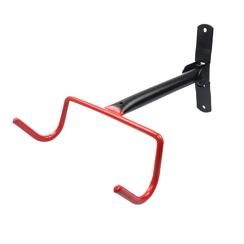 

High Quality Bicycle Storage Hanger Shed For Indoor Shed Hook Bike Wall Mount With Screws Bicycle Wall Hanger Rack Holder, Red & black