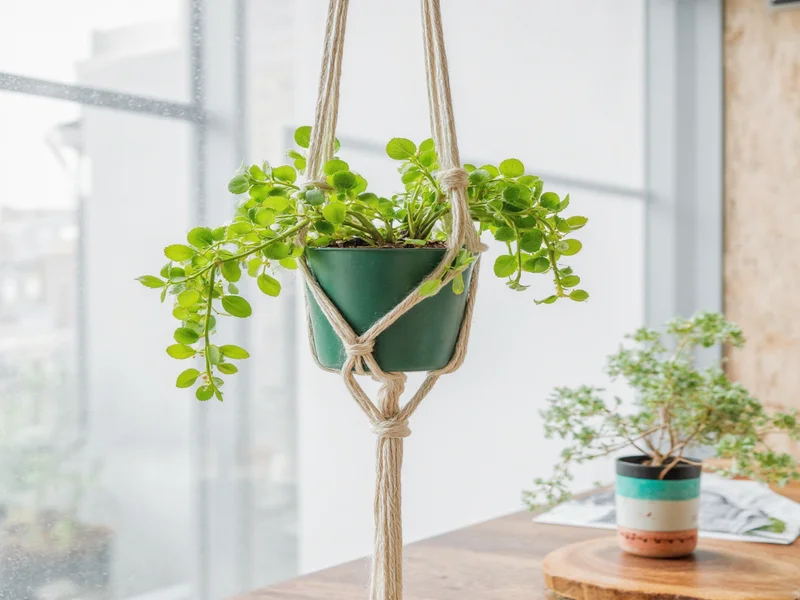 DIY Macrame Plant Hanger: 4-Knot Beginner Tutorial