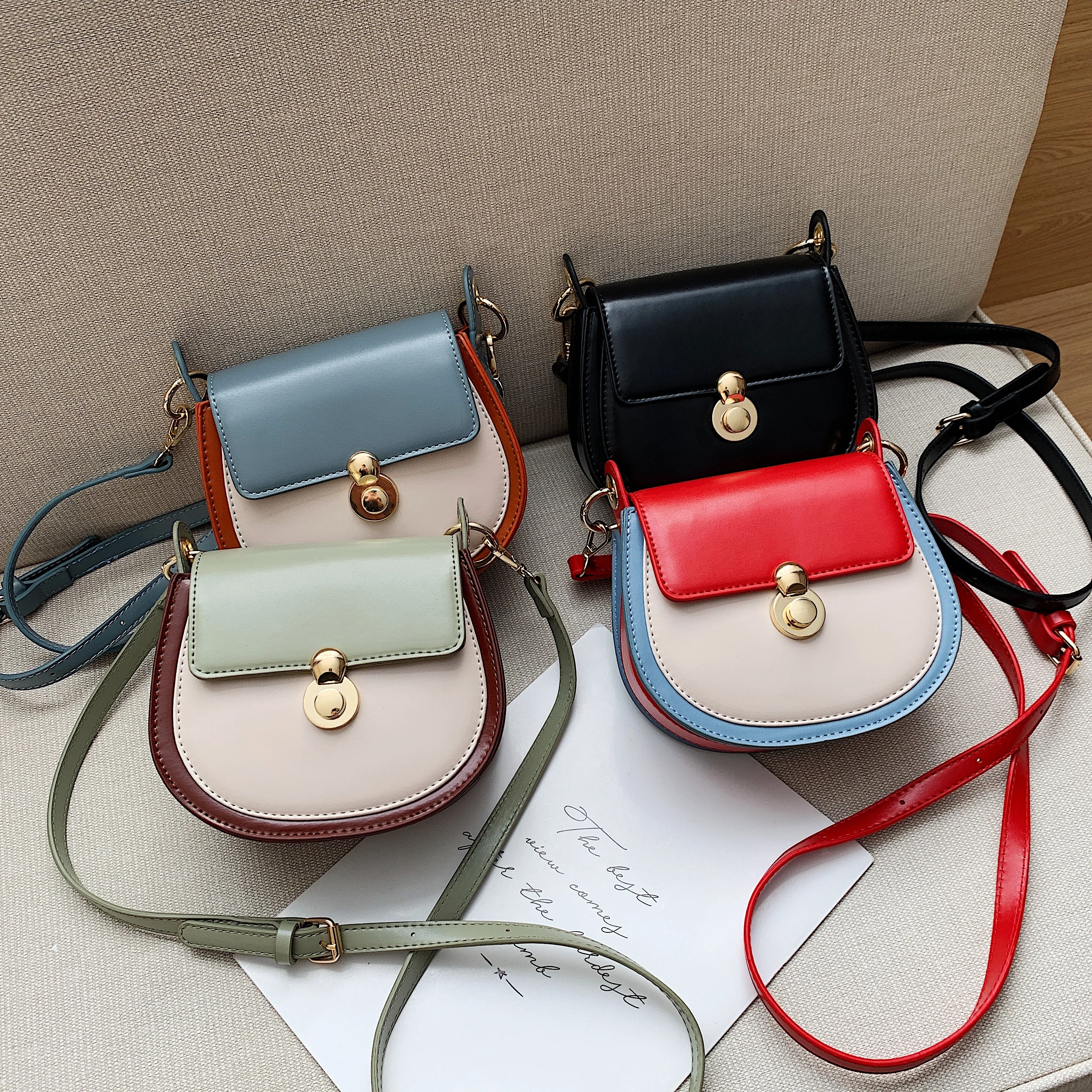 

2021 Factory Wholesale Ladies Small Messenger Handbags Luxury Purses Lady Hand bags For Women, 4colors