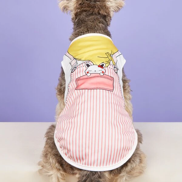 

Competitive price carton tank top hot selling rabbit gauze skirt fluffy princess skirt outdoor dog clothing pet clothes