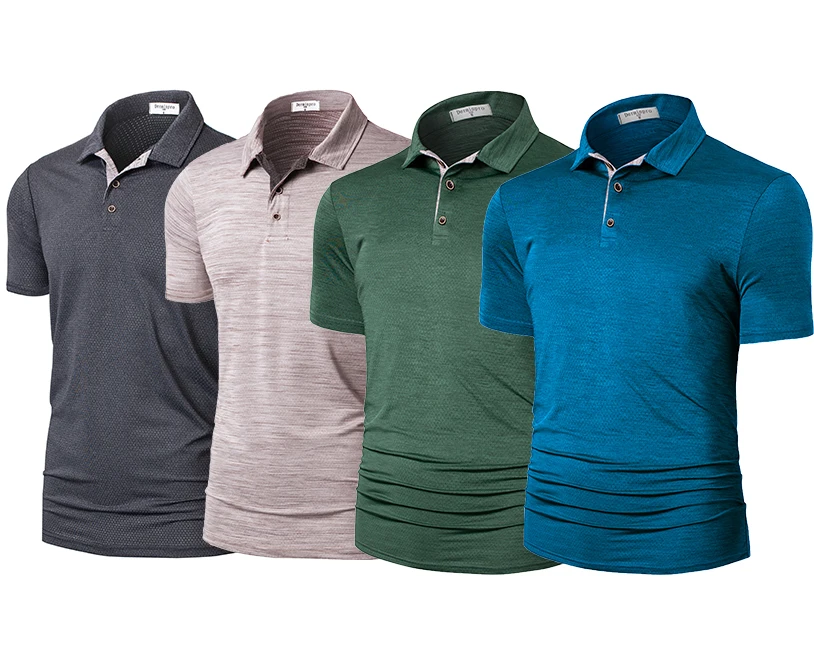 

High quality polyester quick dry performance short sleeve turn down collar men's golf polo t shirts, Customzied color