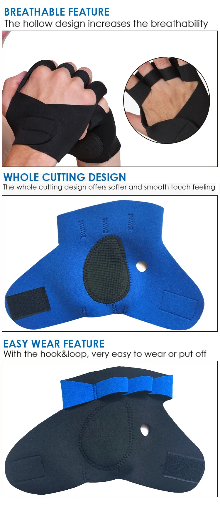 Fit Active Sports Workout Glove For Pull Ups Extra Gym Grips Cross