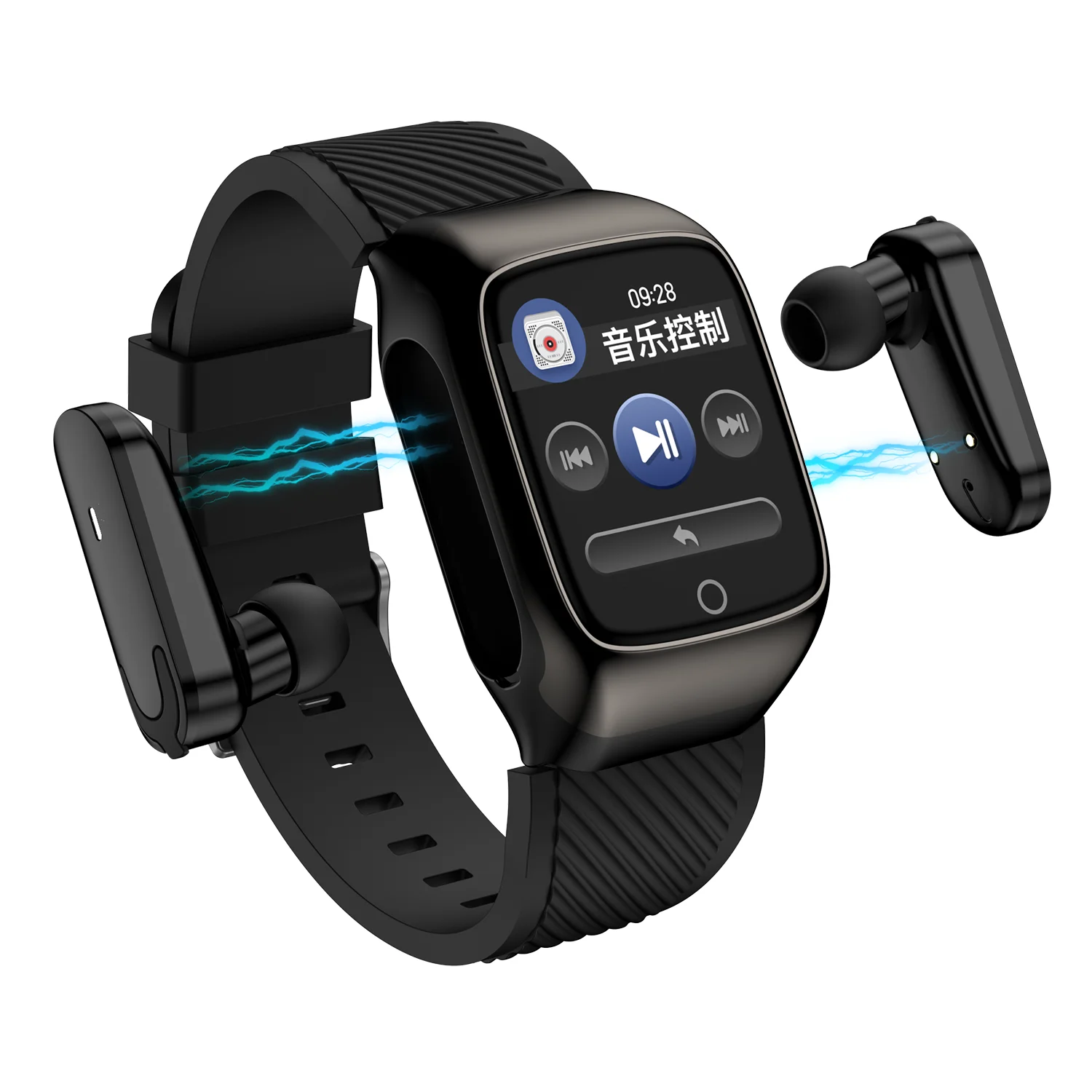 

S300 Smartwatch 2021 Health Tracker Sport Smart Bracelet Handsfree Earbuds With Smart Watch 2 in 1 Wireless TWS Earphone