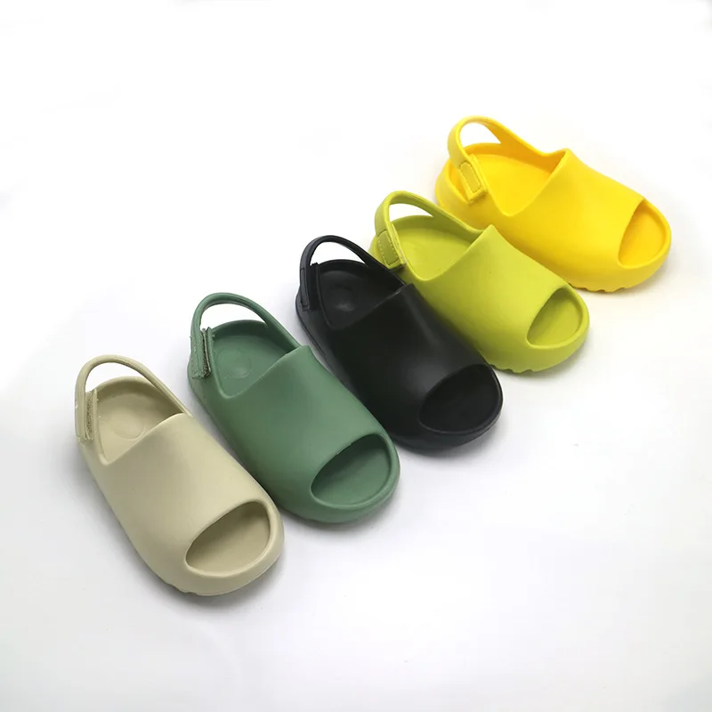

stock shoes child sandal custom wholesale kids EVA slippers