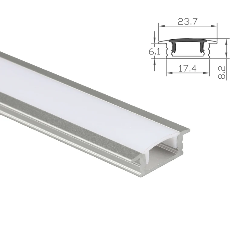 A2507 Hot Sale Aluminum Led Profile Light Bar LED Profile Aluminium Profile for Led Strips