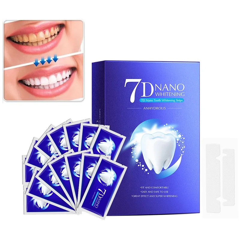 

Oral Teeth Whitening Strips - Treatments - Dentist Formulated and Certified Non Toxic - Sensitivity Free - Whiter