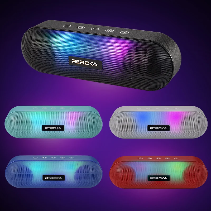 

REROKA Capsule Live speaker Led Night Light Speaker Subwoofer Speaker Professional Wireless Outdoor