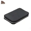 Factory OEM fancy saffiano genuine leather rifid card key chain case key holder bag