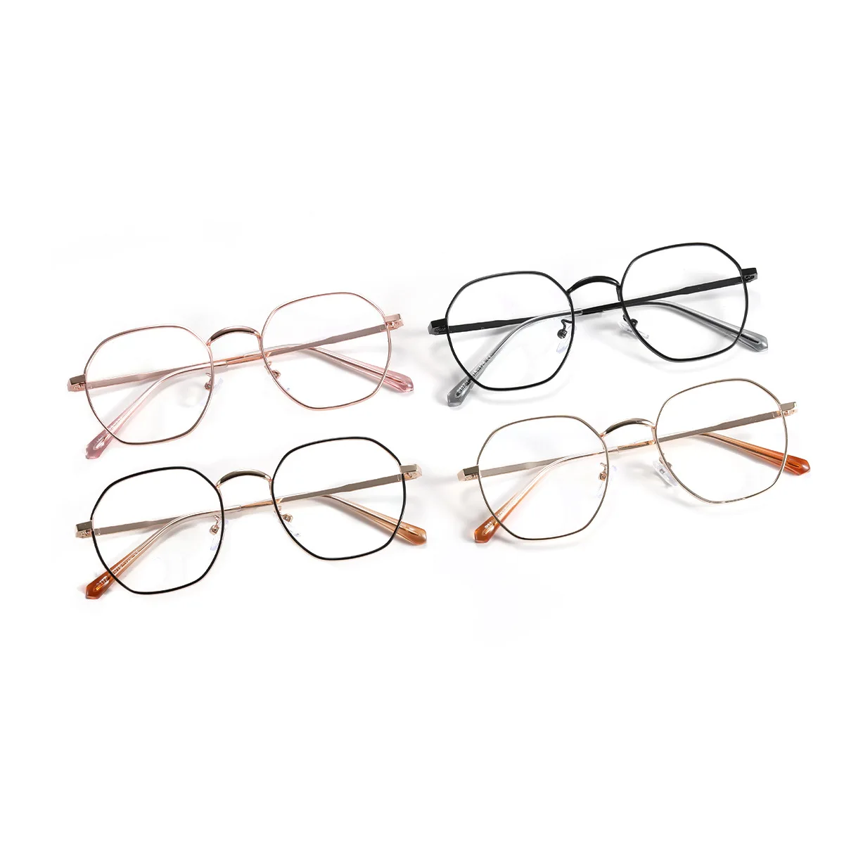 

New arrival metal frame custom logo computer anti blue light blocking glasses