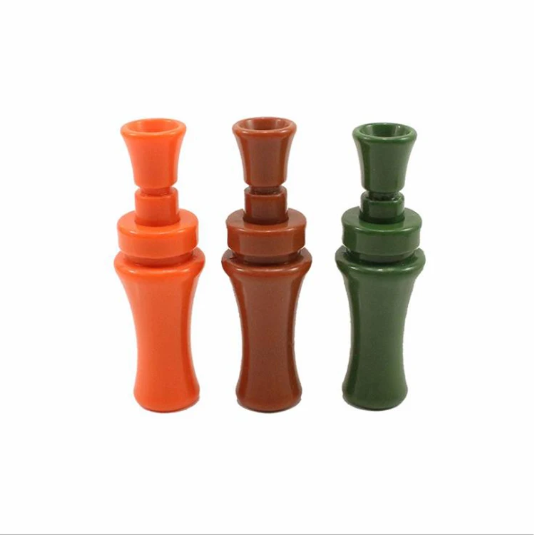 

Duck Call Waterfowl Hunting Outdoor Hunting Bait Whistle Duck Voice, Brown,orange,green