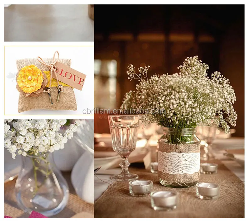 Lace Hessian Ribbon