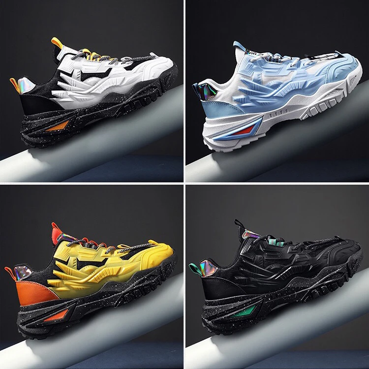 

2022 New Athletic Basketball Shoes Men Fashion Trend Geometry Stereoscopic Design Boy Shoes Custom Logo Low MOQ, 3 colors