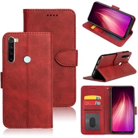 

MKS For Xiaomi Redmi Note 8 Case Soft Silicone Back Flip Leather Wallet Cover with ID card slot