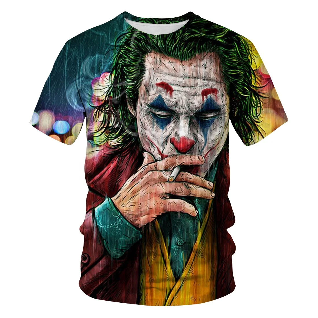 

Wholesale custom t shirt printing 3D casual o-neck t shirt for men