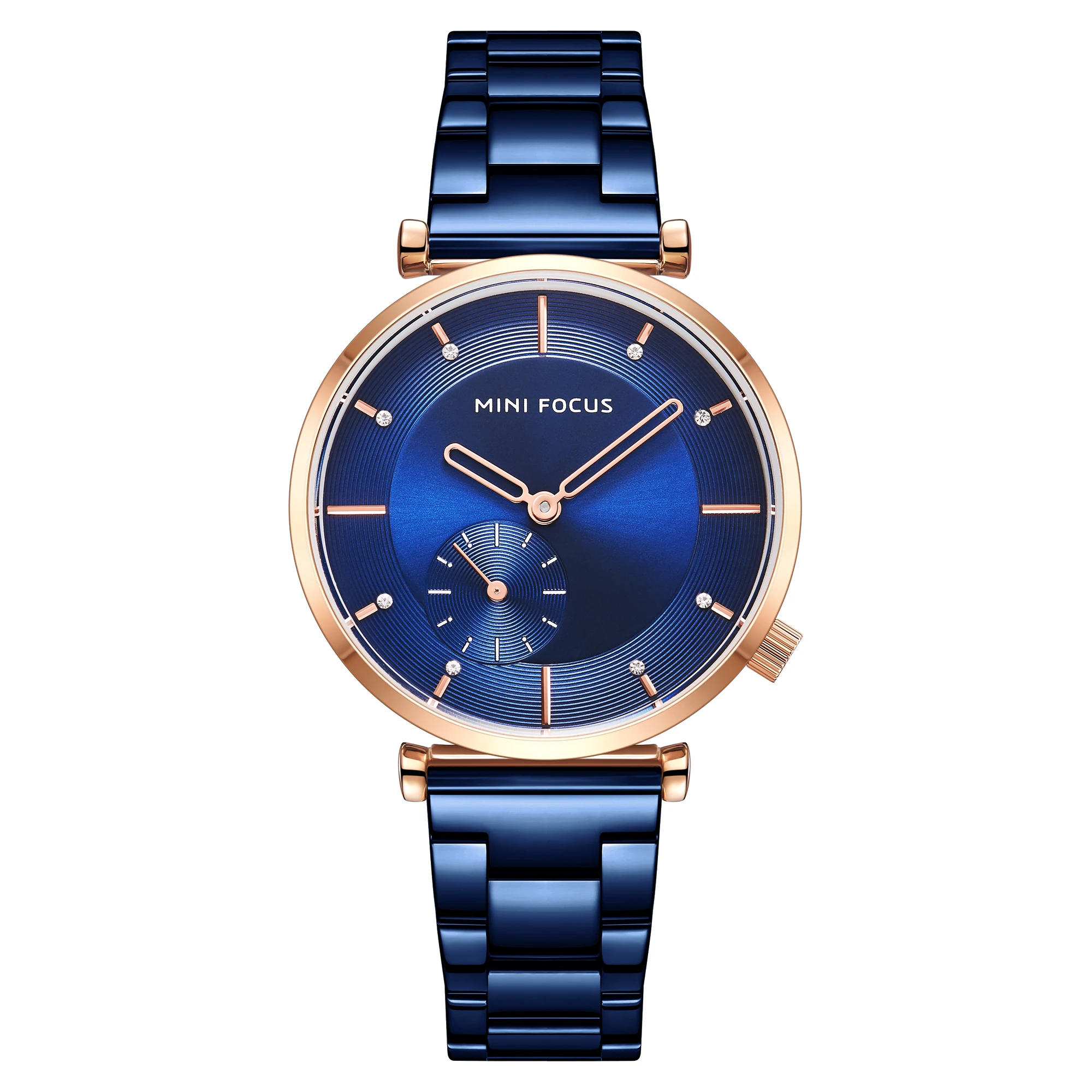 

Simple Fashion Women's Watch Japanese Movement Waterproof Fine Steel Watchband Reloj De Cuarzo Relojes Con Diamantes, 5 colors