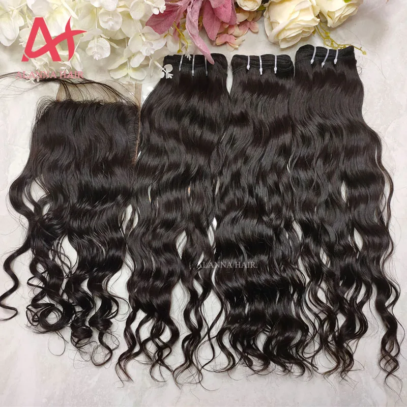 

Hot Sale Grade 12A Naturally Raw Cambodian Hair Unprocessed Cuticle Aligned Loose Wave Virign Hair Weave Bundles 10"-30"